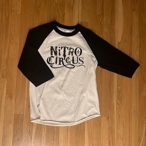 Nitro Circus Raglan T Shirt Size M